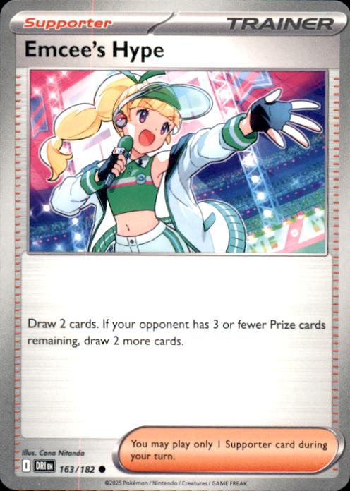 SV10: Destined Rivals- #163/182 Emcee's Hype