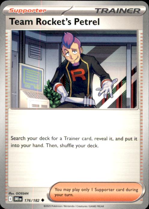 SV10: Destined Rivals- #176/182 Team Rocket's Petrel