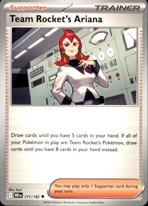 SV10: Destined Rivals- #171/182 Team Rocket's Ariana