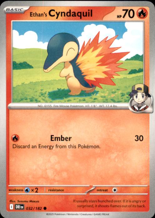 SV10: Destined Rivals- #032/182 Ethan's Cyndaquil