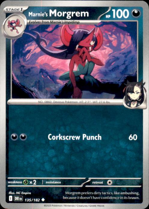 SV10: Destined Rivals- #135/182 Marnie's Morgrem
