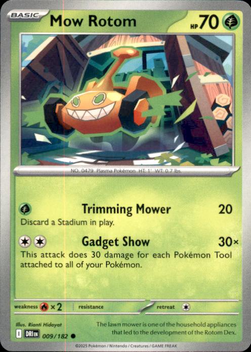 SV10: Destined Rivals- #009/182 Mow Rotom