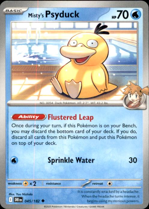 SV10: Destined Rivals- #045/182 Misty's Psyduck