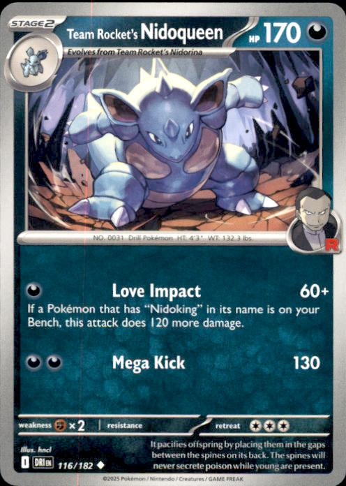 SV10: Destined Rivals- #116/182 Team Rocket's Nidoqueen