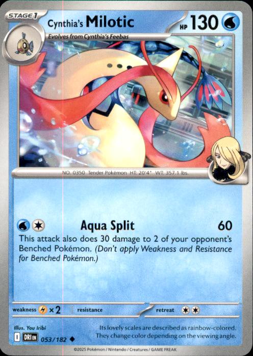 SV10: Destined Rivals- #053/182 Cynthia's Milotic