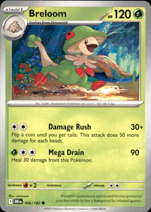 SV10: Destined Rivals- #006/182 Breloom