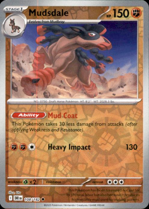 SV10: Destined Rivals- #108/182 Mudsdale