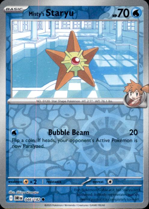 SV10: Destined Rivals- #046/180 Misty's Staryu
