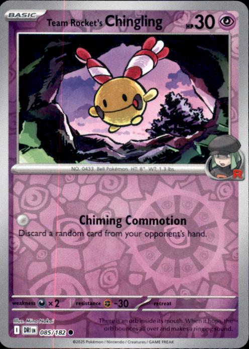 SV10: Destined Rivals- #085/182 Team Rocket's Chingling