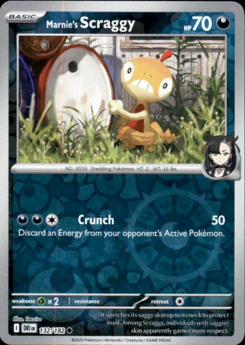 SV10: Destined Rivals- #132/182 Marnie's Scraggy