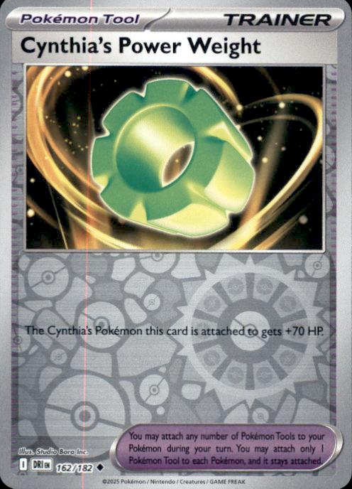 SV10: Destined Rivals- #162/182 Cynthia's Power Weight