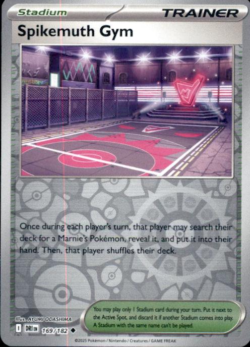 SV10: Destined Rivals- #169/182 Spikemuth Gym
