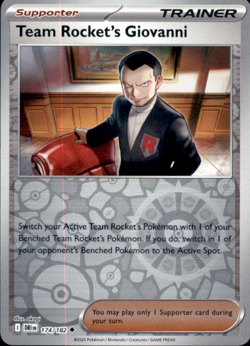 SV10: Destined Rivals- #174/182 Team Rocket's Giovanni