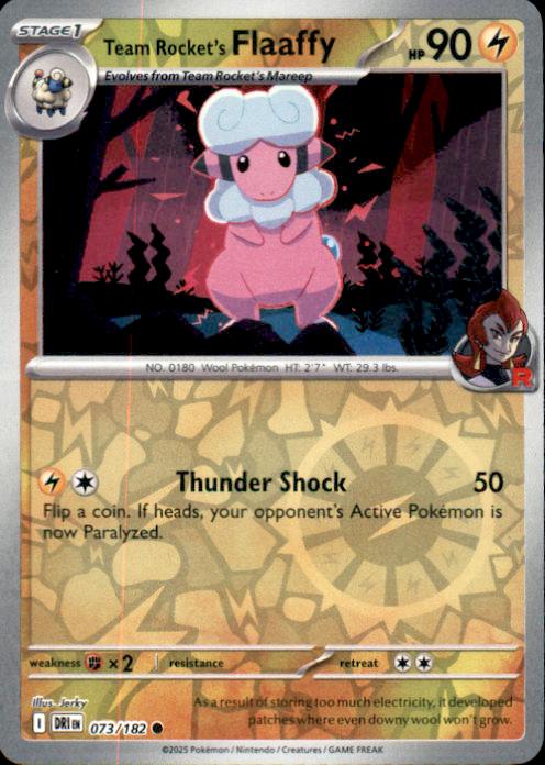 SV10: Destined Rivals- #073/182 Team Rocket's Flaaffy