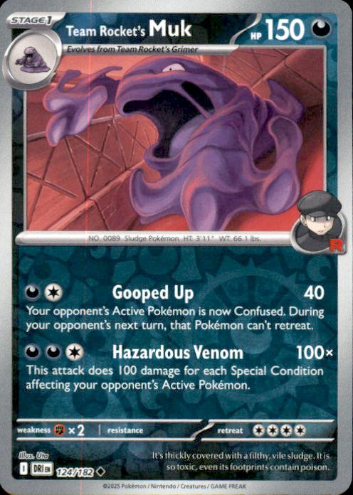 SV10: Destined Rivals- #124/182 Team Rocket's Muk