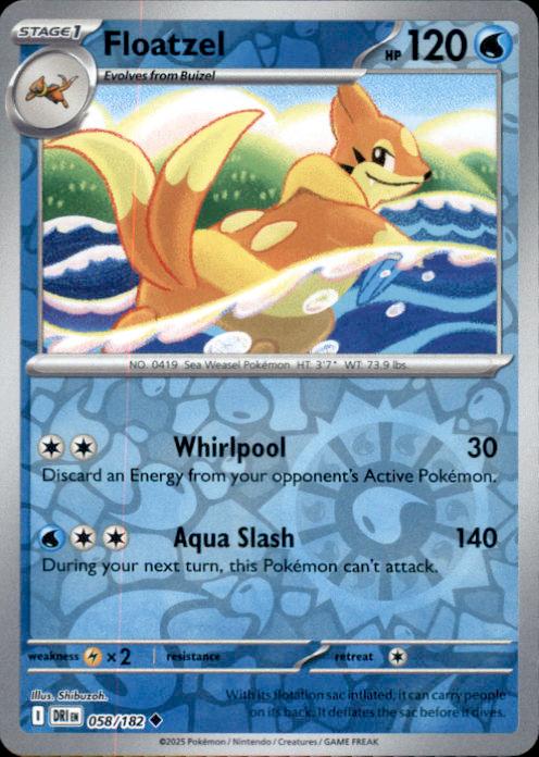 SV10: Destined Rivals- #058/182 Floatzel
