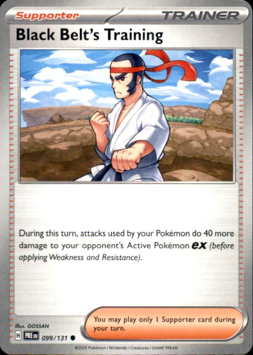 SV: Prismatic Evolutions- #099/131 Black Belt's Training