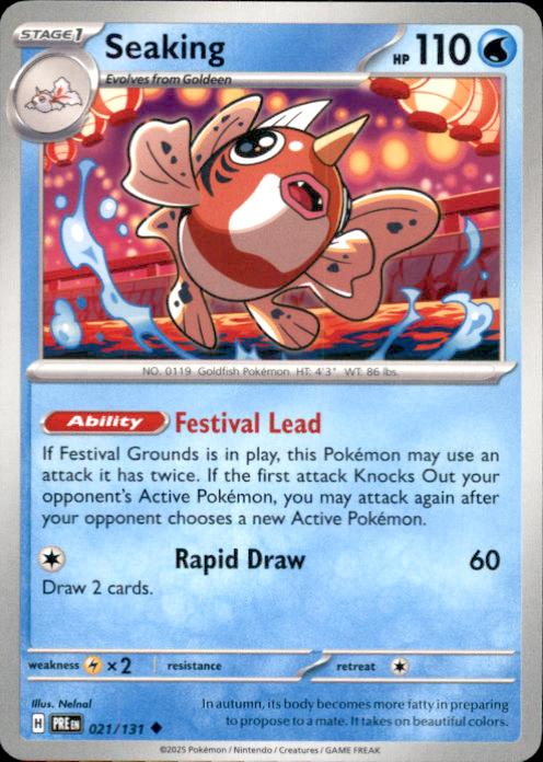 SV: Prismatic Evolutions- #021/131 Seaking