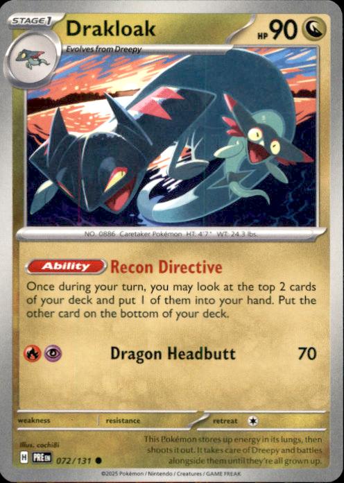 SV06: Twilight Masquerade- #129/167 Drakloak
