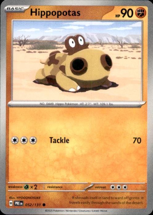 SV: Prismatic Evolutions- #052/131 Hippopotas
