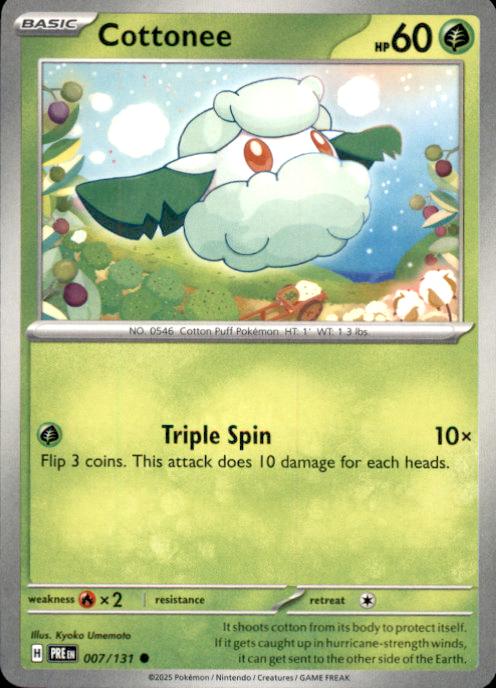 SV: Prismatic Evolutions- #007/131 Cottonee