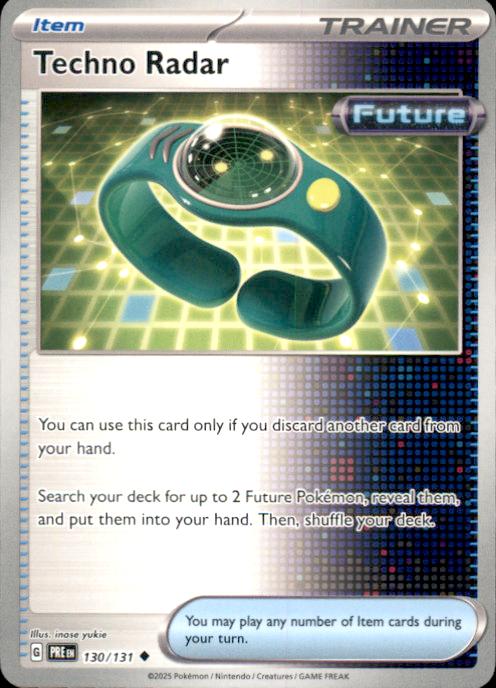 SV: Prismatic Evolutions- #130/131 Techno Radar (Poke Ball Pattern)