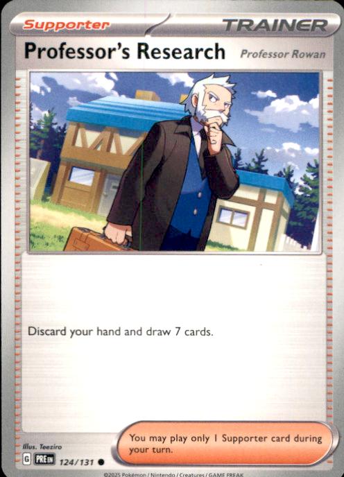 SV: Prismatic Evolutions- #124/131 Professor's Research [Professor Rowan]