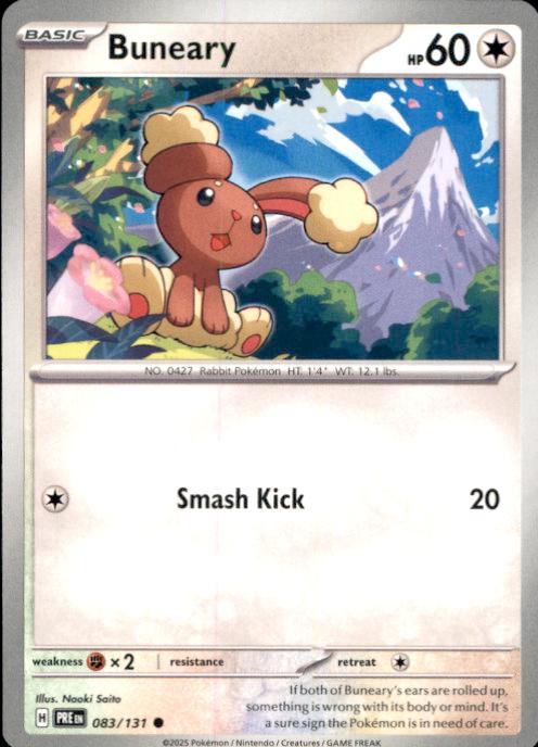 SV: Prismatic Evolutions- #083/131 Buneary