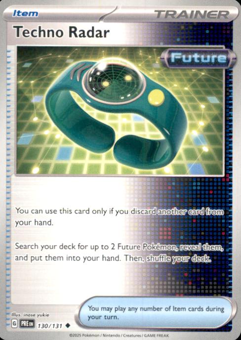 SV: Prismatic Evolutions- #130/131 Techno Radar