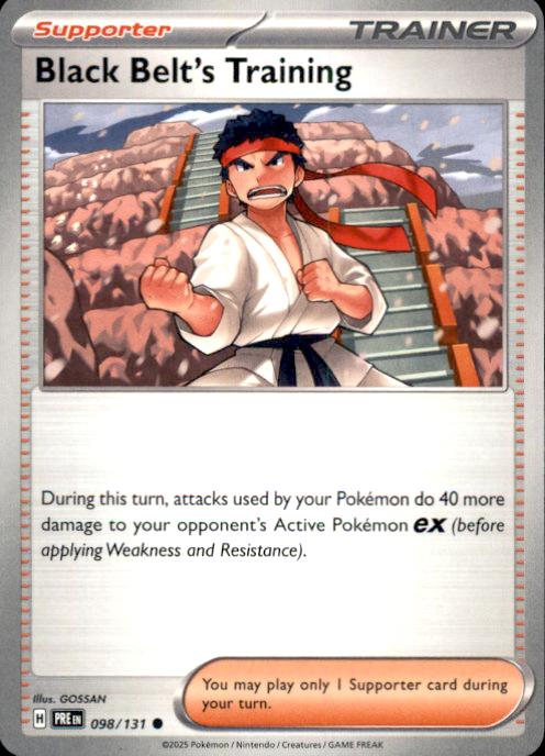 SV: Prismatic Evolutions- #098/131 Black Belt's Training