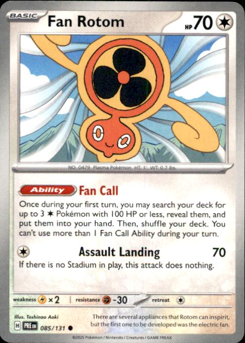SV: Prismatic Evolutions- #085/131 Fan Rotom