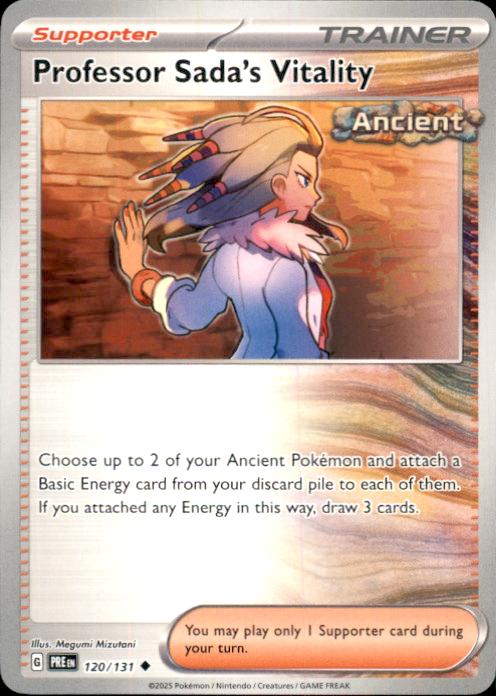 SV: Prismatic Evolutions- #120/131 Professor Sada's Vitality
