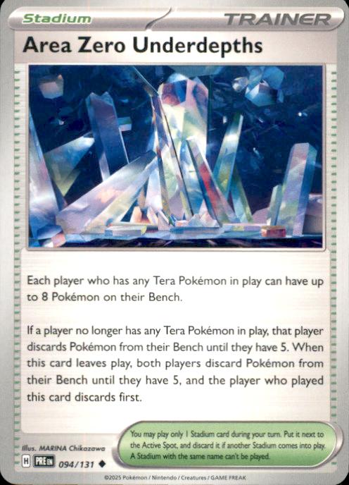 SV: Prismatic Evolutions- #094/131 Area Zero Underdepths