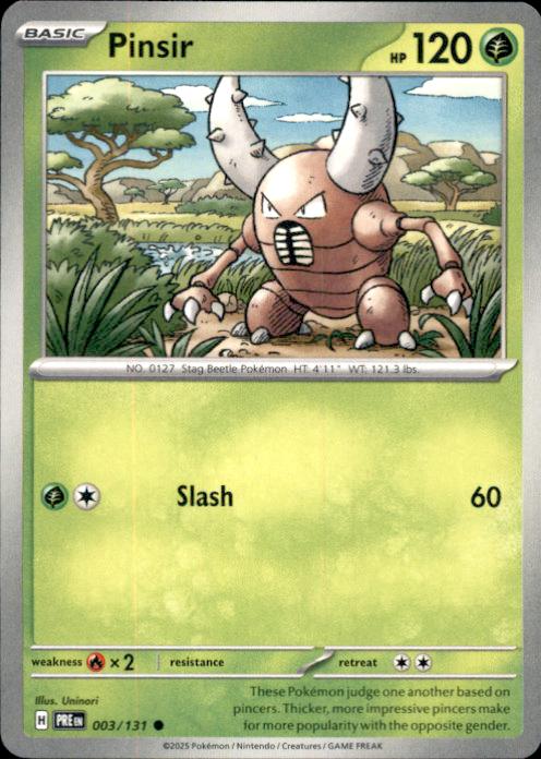 SV: Prismatic Evolutions- #003/131 Pinsir