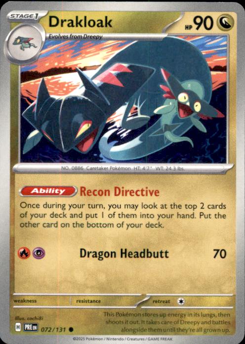 SV: Prismatic Evolutions- #072/131 Drakloak