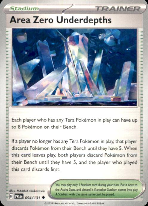 SV: Prismatic Evolutions- #094/131 Area Zero Underdepths (Poke Ball Pattern)