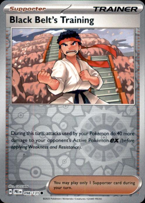SV: Prismatic Evolutions- #098/131 Black Belt's Training