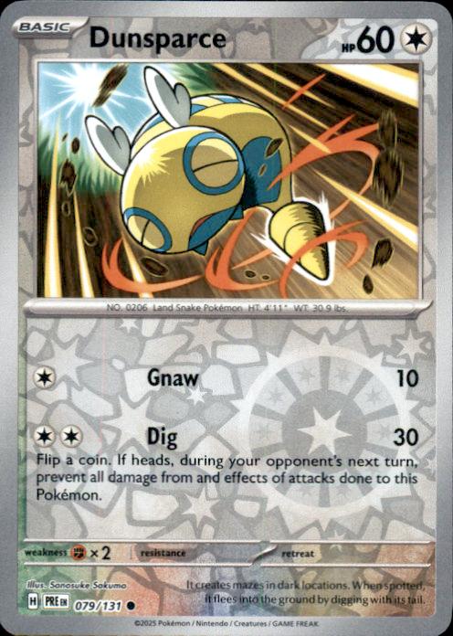 SV: Prismatic Evolutions- #079/131 Dunsparce