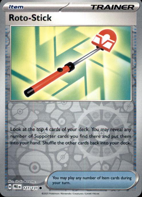 SV: Prismatic Evolutions- #127/131 Roto-Stick (Poke Ball Pattern)