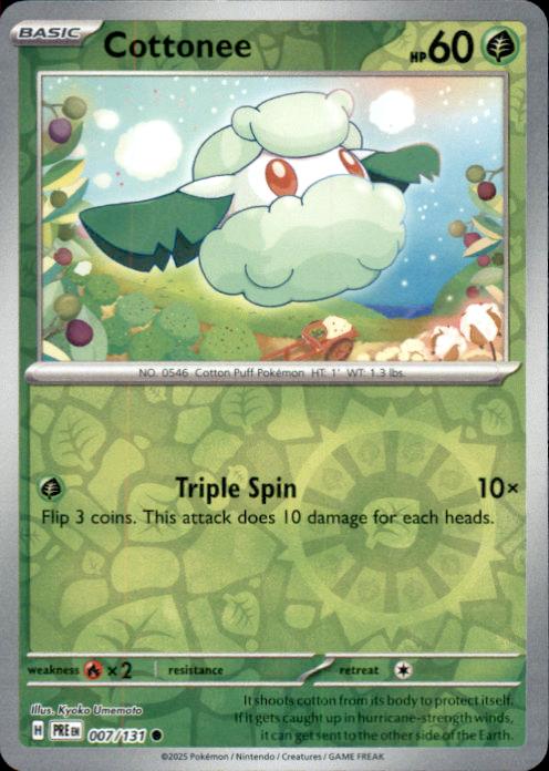 SV: Prismatic Evolutions- #007/131 Cottonee