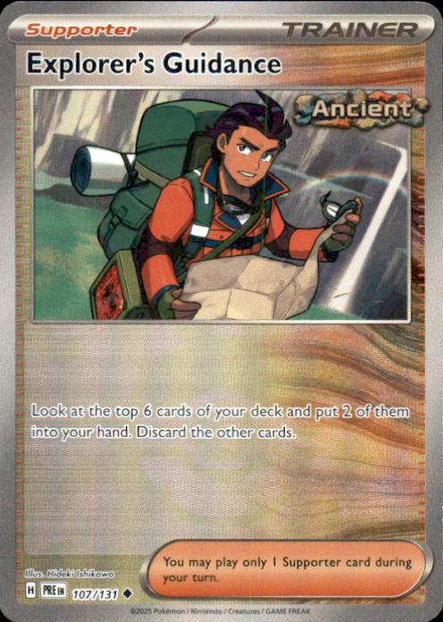 SV: Prismatic Evolutions- #107/131 Explorer's Guidance