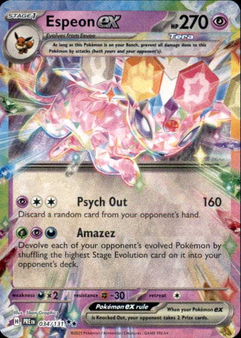 SV: Prismatic Evolutions- #034/131 Espeon ex