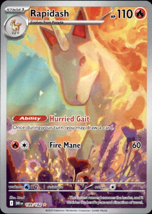 SV10: Destined Rivals- #189/182 Rapidash
