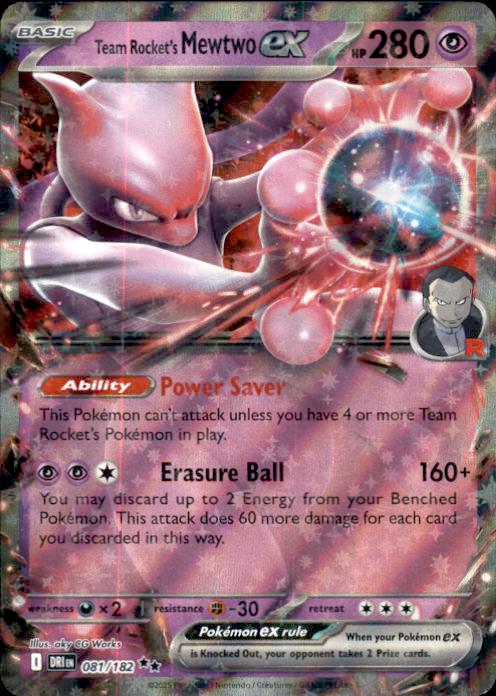 SV10: Destined Rivals- #081/182 Team Rocket's Mewtwo ex