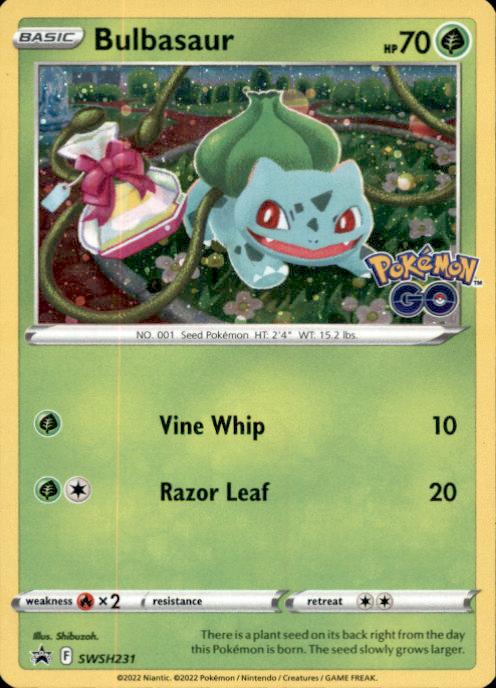 SWSH: Sword & Shield Promo Cards- #SWSH231 Bulbasaur