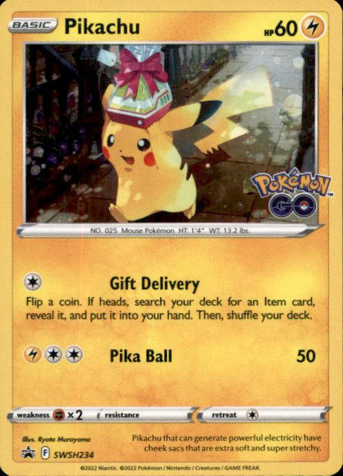 SWSH: Sword & Shield Promo Cards- #SWSH234 Pikachu