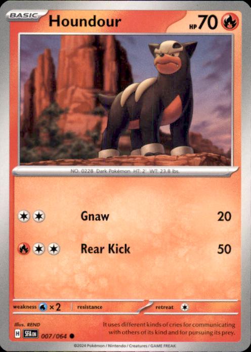 Houndour – Shrouded Fable #007/064 Pokémon Card – Shrouded Fable