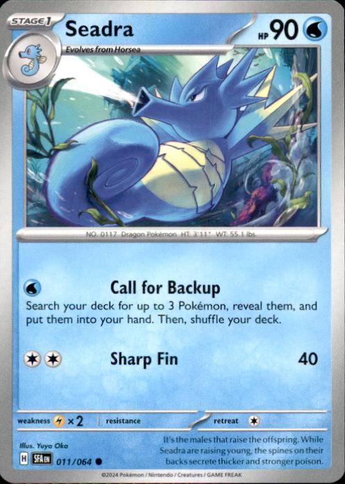 Seadra – Shrouded Fable #011/064 Pokémon Card – Shrouded Fable
