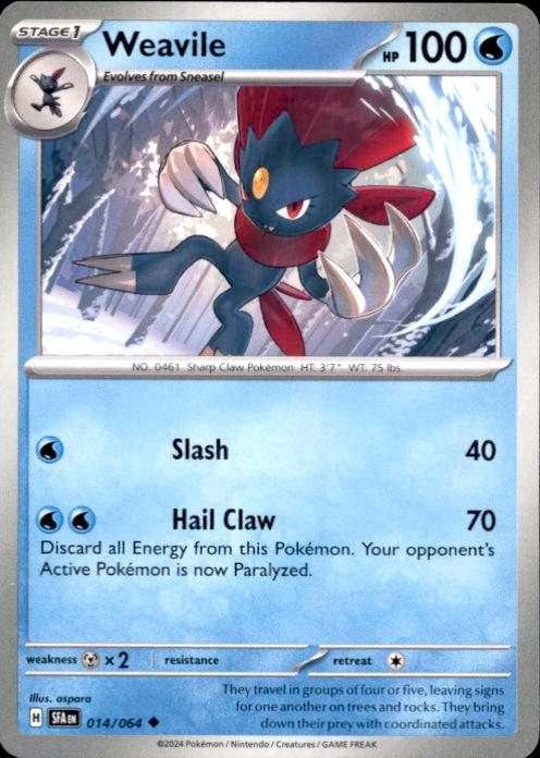 Weavile – Shrouded Fable #014/064 Pokémon Card – Shrouded Fable