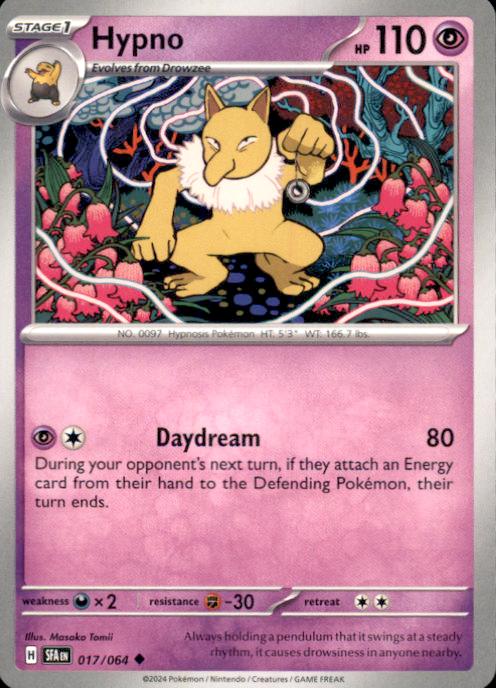 Hypno – Shrouded Fable #017/064 Pokémon Card – Shrouded Fable